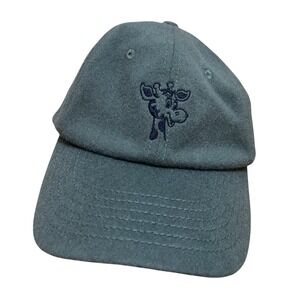 Bonobos x Toys R Us Mens Blue Grey Wool Geoffery Giraffe Baseball Cap Hat OS